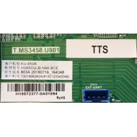 MAIN PARA TV SCEPTRE / NUMERO DE PARTE T201806282A / T.MS3458.U801 / KU-650R / HV650QUB-N9A / 803A 20180716_164348 / T201806282A(814213342049) / H18072377-0A01094 / PANEL CN650CN5290 / MODELO W65 FKUV58DA / W65